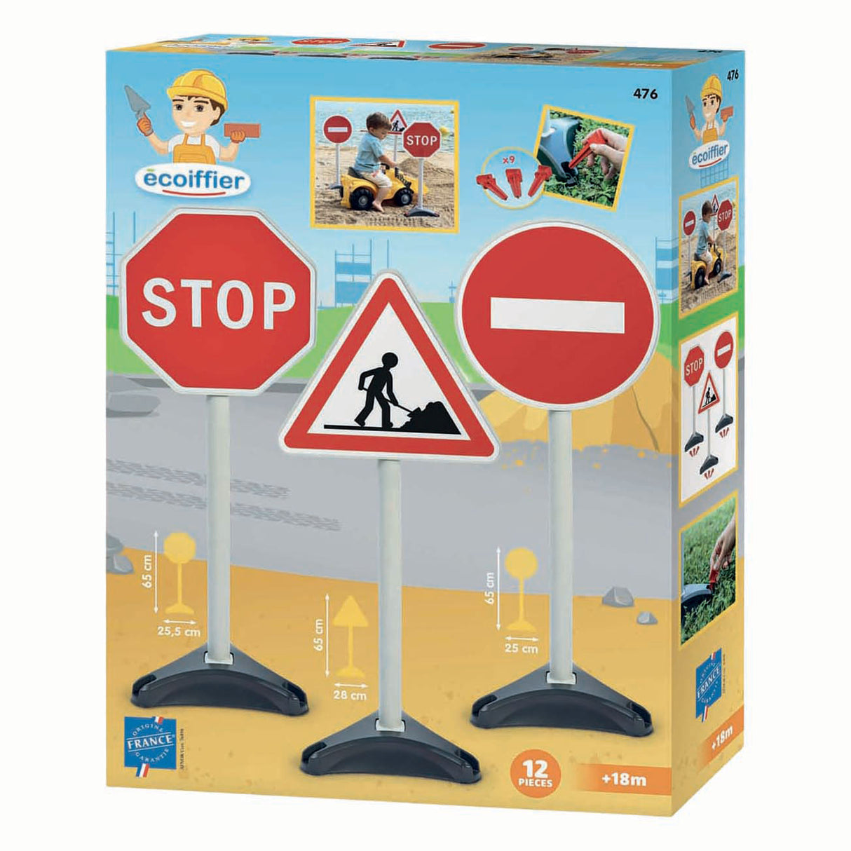 Ecoiffier 3 Verkehrszeichen