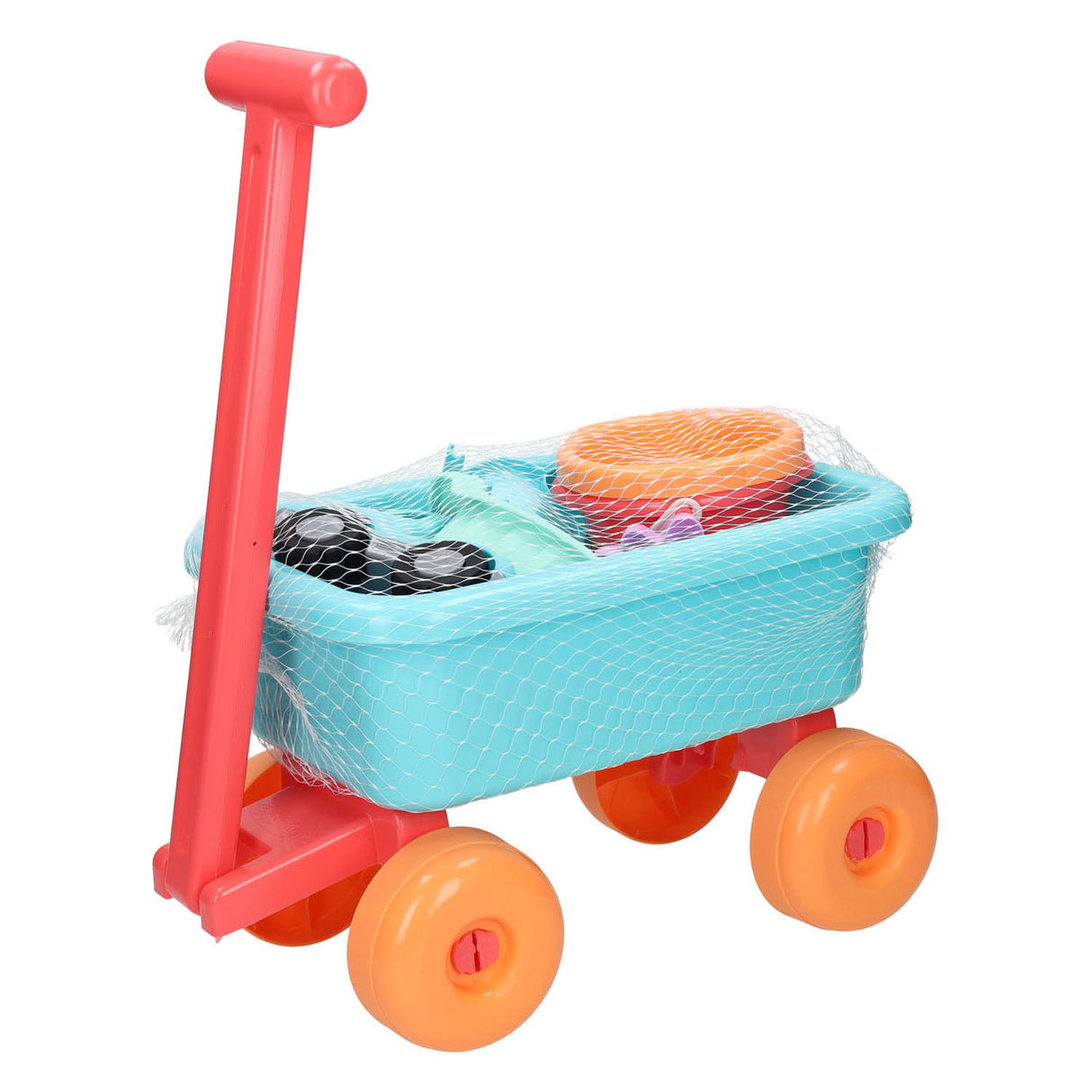 Ecoiffier Strandwagen mit Zubehör - 8 Stk.