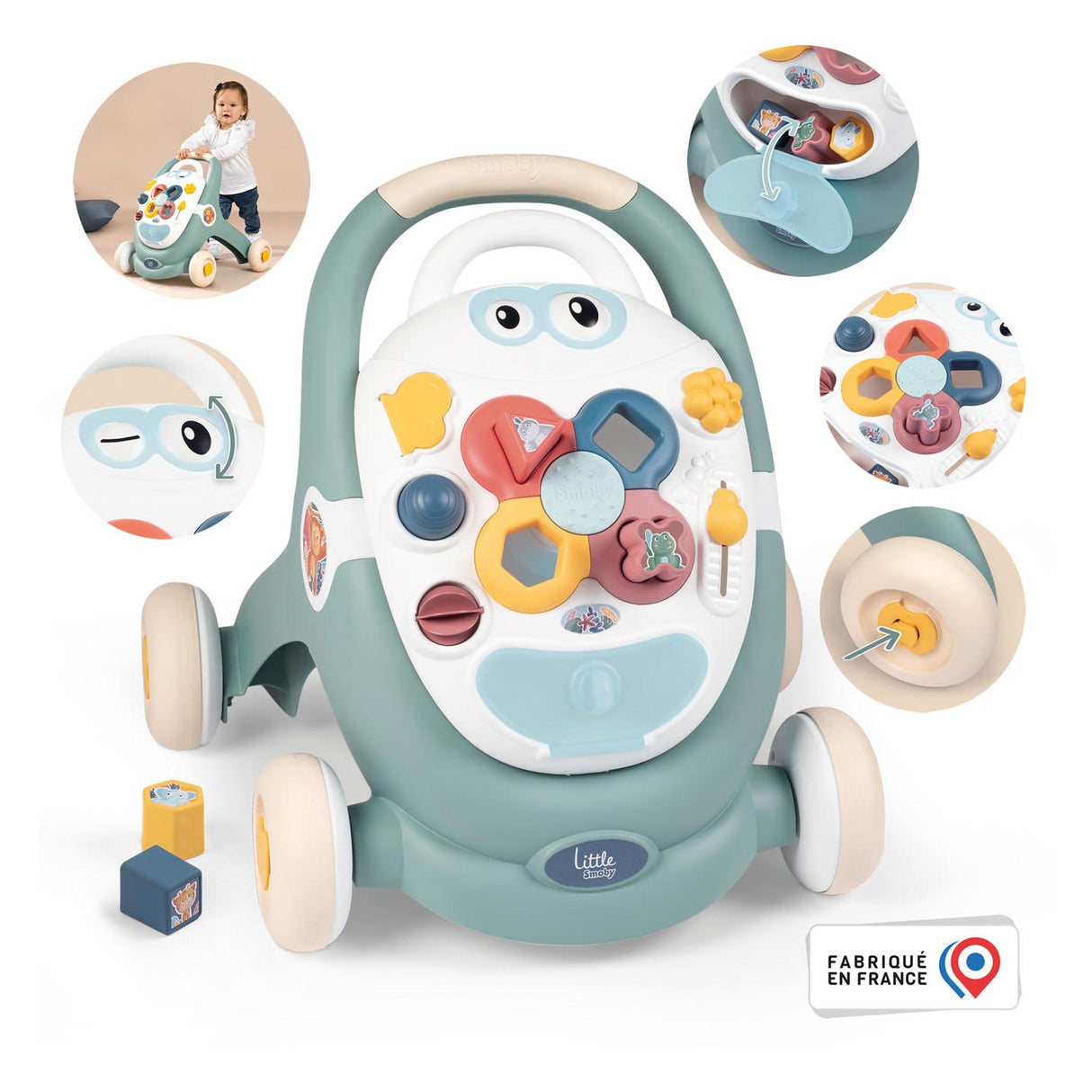 Smoby liten baby 3in1