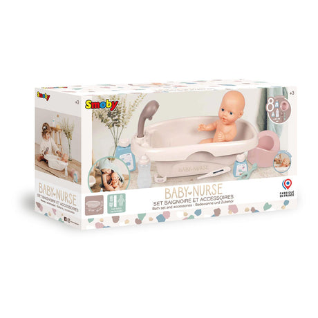 Smoby Baby Schwesterbad mit Accessoires, 8dlg.