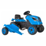 Smoby Farmer XL Steptractor with Trailer Blue