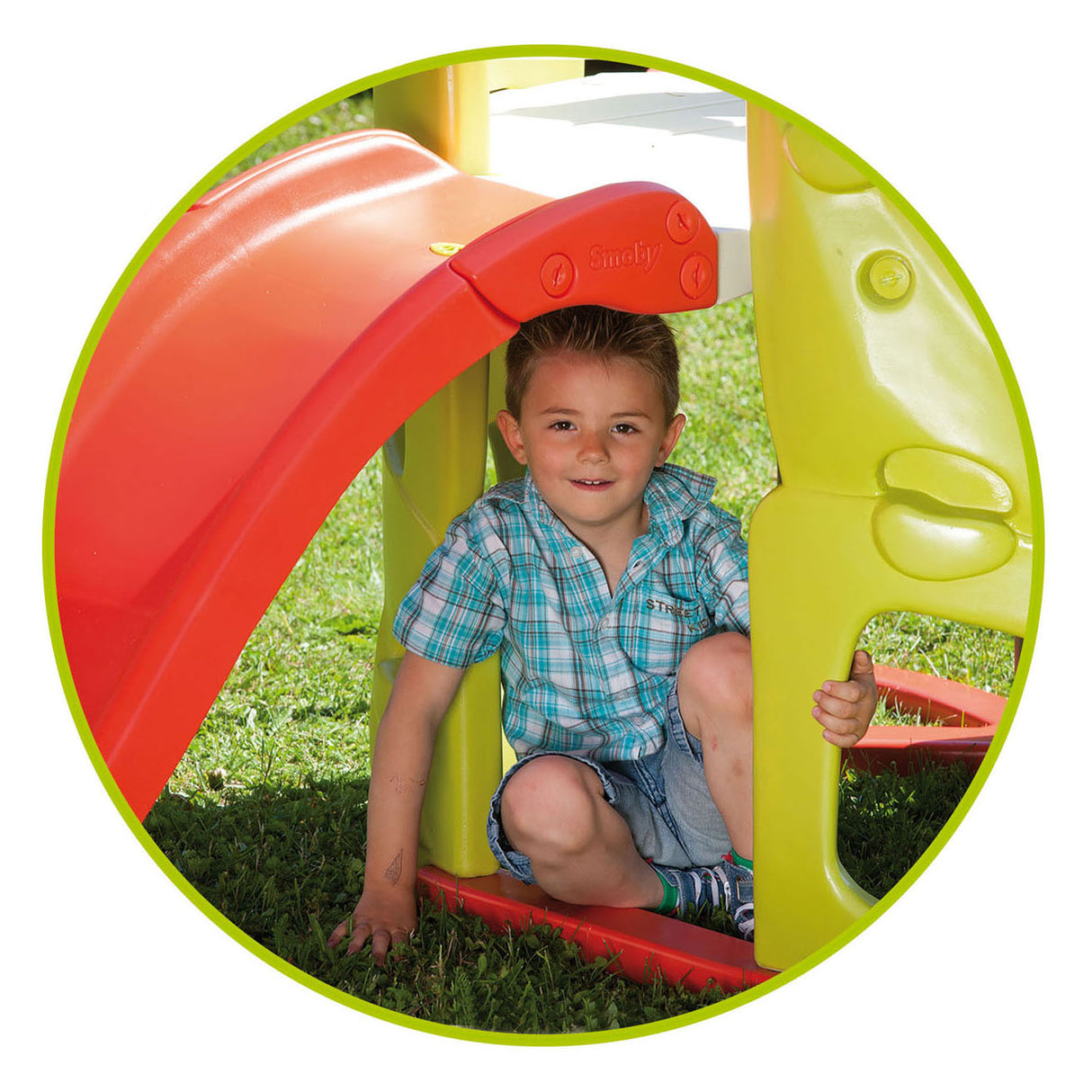 Smoby climbing tower with slide