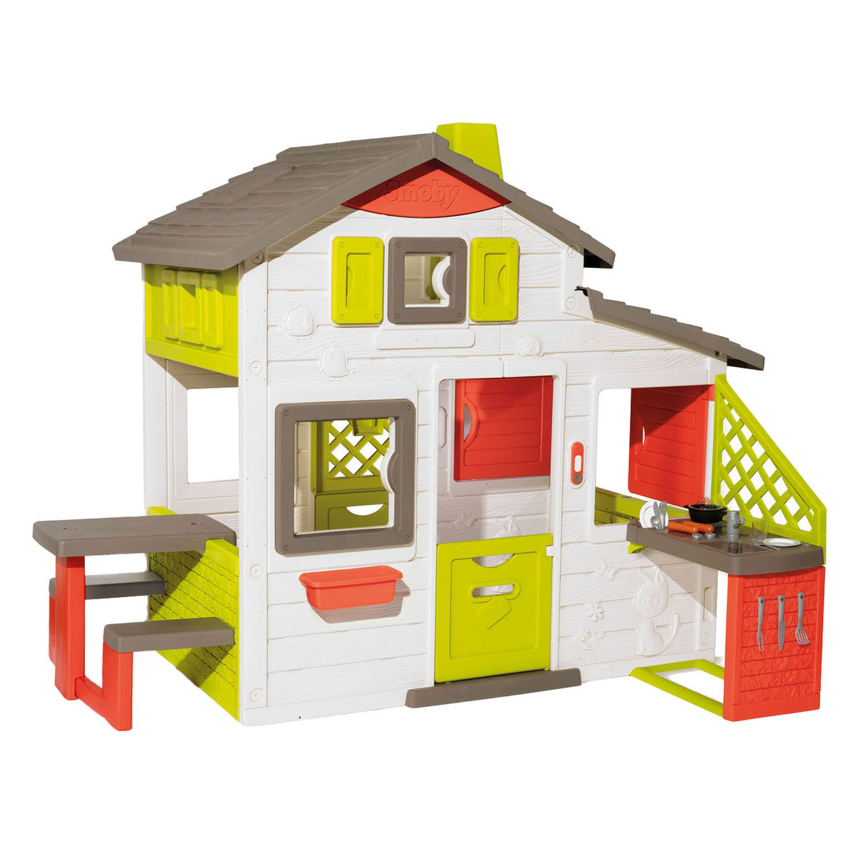 Smoby Neo Friends Speelhuis con cocina al aire libre