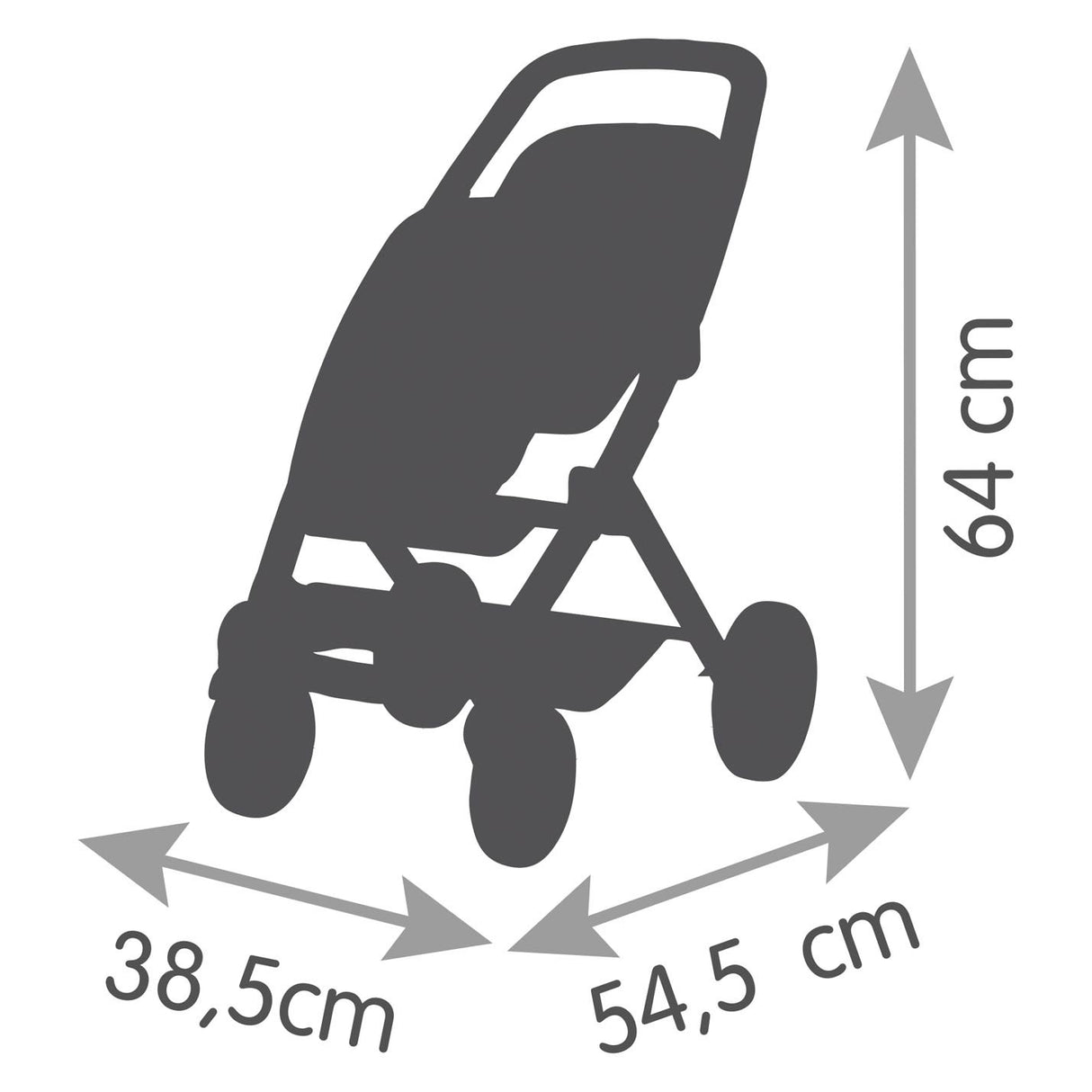 Smoby maxi-cosi dukke ordentlig salvie til 2 dukker