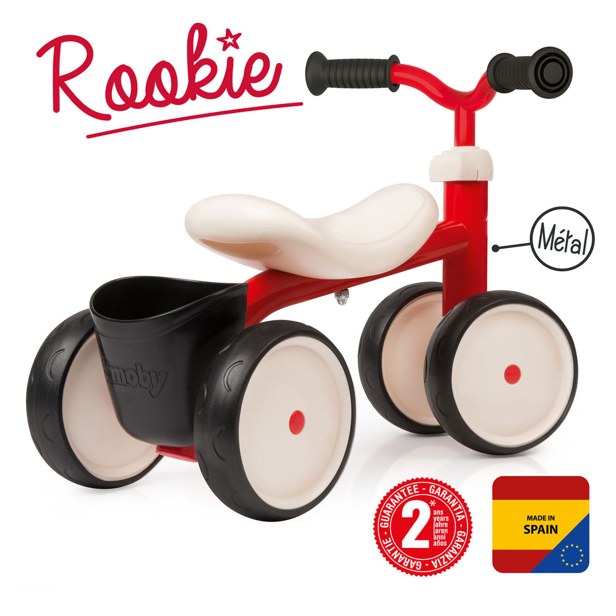 Smoby nováček Ride-on Walking Car Red