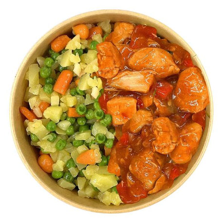 Komplettes Menü Karotten-Erbsen-Hähnchen-Pilaw 270gr. a8