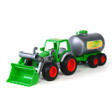 Cavallino Toys Tractor Cavallino con cargador frontal y petrolero