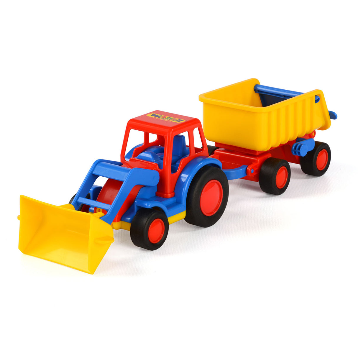 Cavallino Toys Cavallino Basics Traktor med spade og trailer