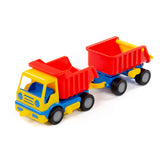 Cavallino Toys Cavallino Basics Kiepwagen con rimorchio