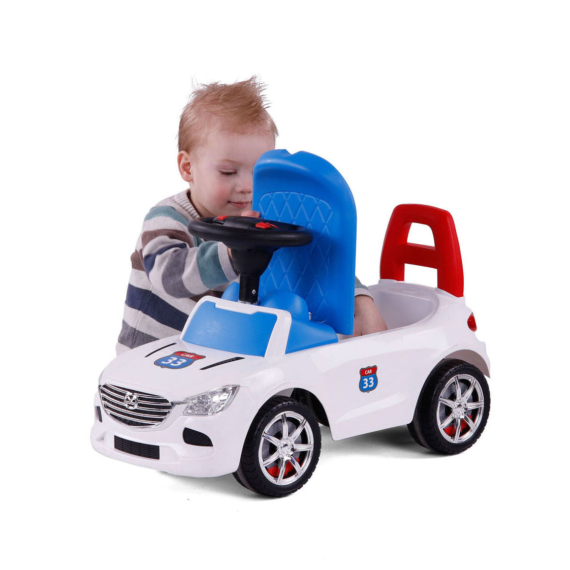 Cavallino Toys Toys Cavallino Trendi Walking Car White