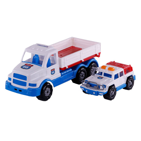 Cavallino Toys Cavallino XL Torpedo Truck mit Jeep, 46,6 cm