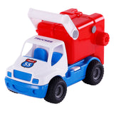 Cavallino Toys Cavallino Grip garbage truck with rubber tires, 29 cm