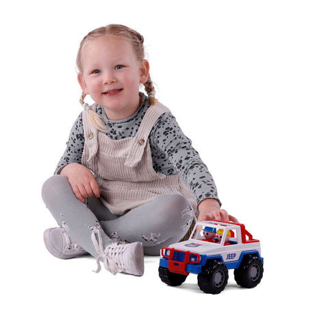 Cavallino Jeep mit 2 Spielfiguren