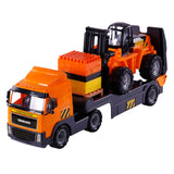 Cavallino Toys Cavallino Truck z przyczepą i wózkiem widłowym, skala 1:16