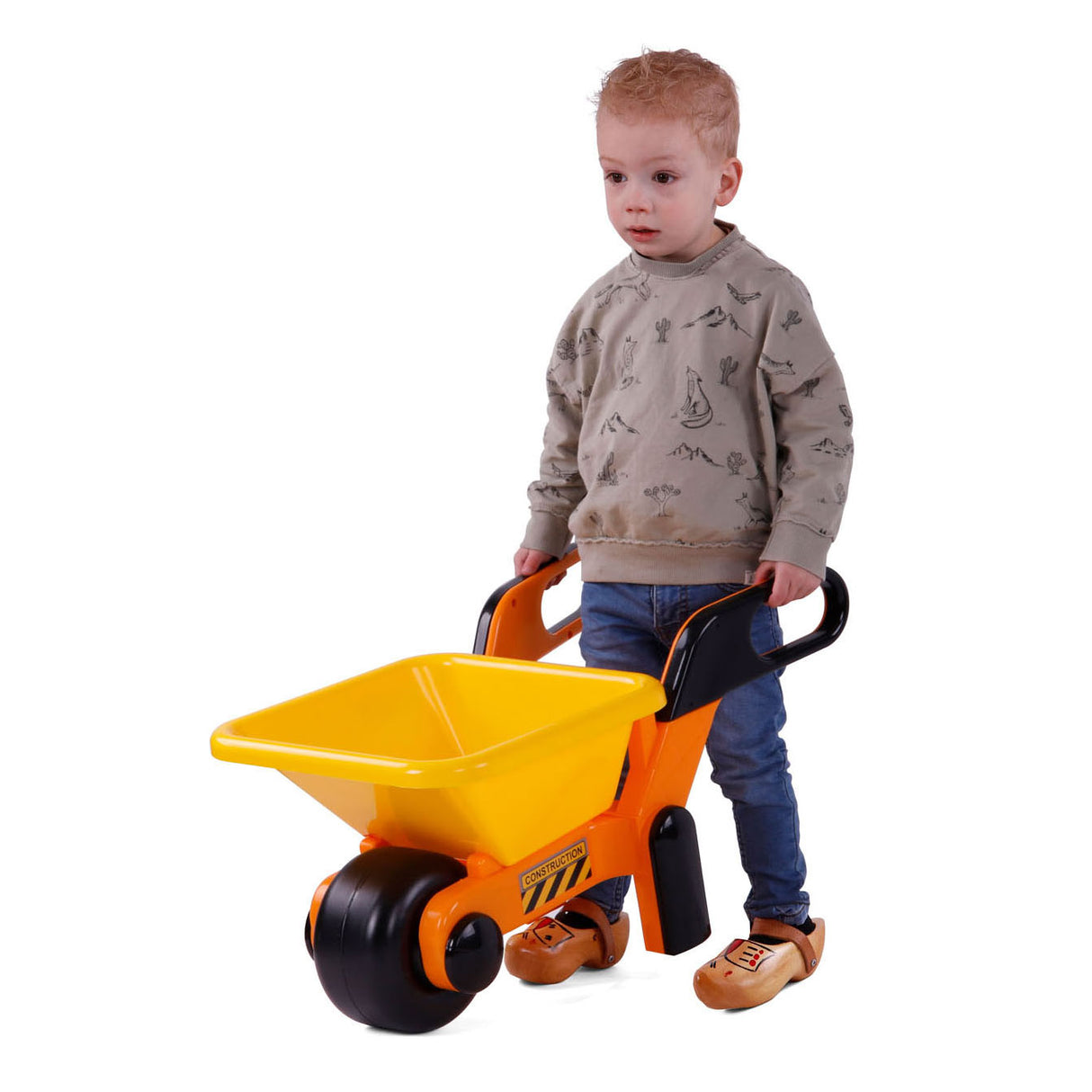 Hračky Cavallino Cavallino WheelBarrow Yellow, 64 cm