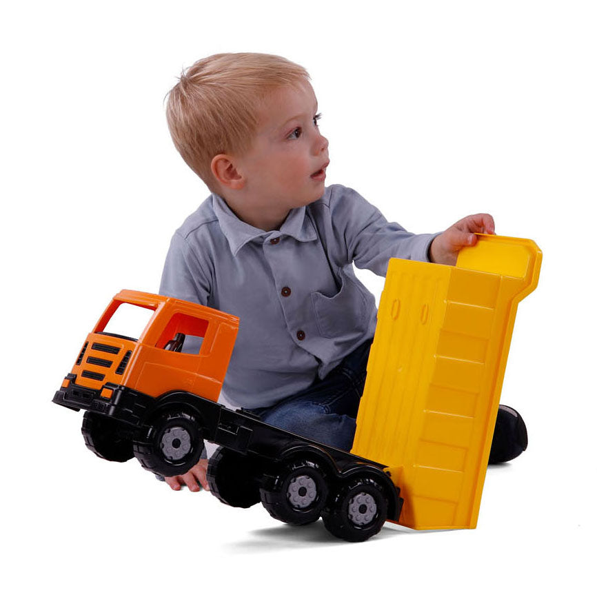 Cavallino toys cavallino xl kiepvrachtwagen, 41cm