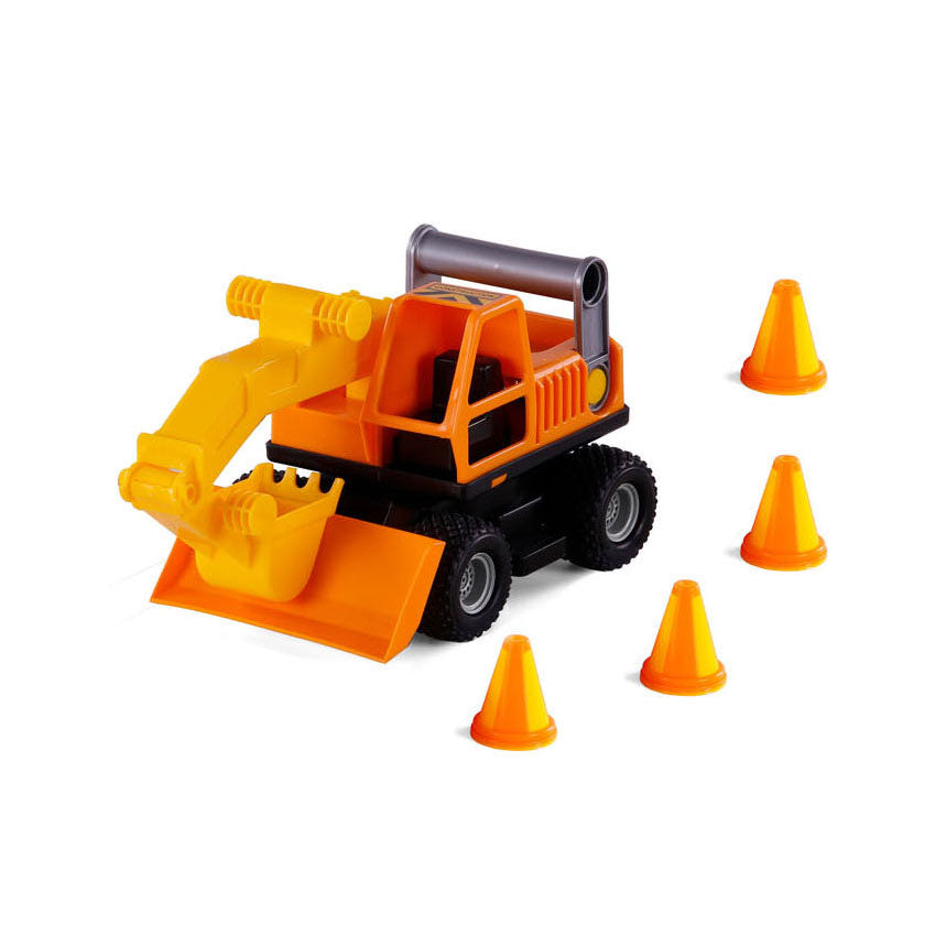 Toys Cavallino Excavator Cavallino Grip con pneumatici in gomma, 29 cm