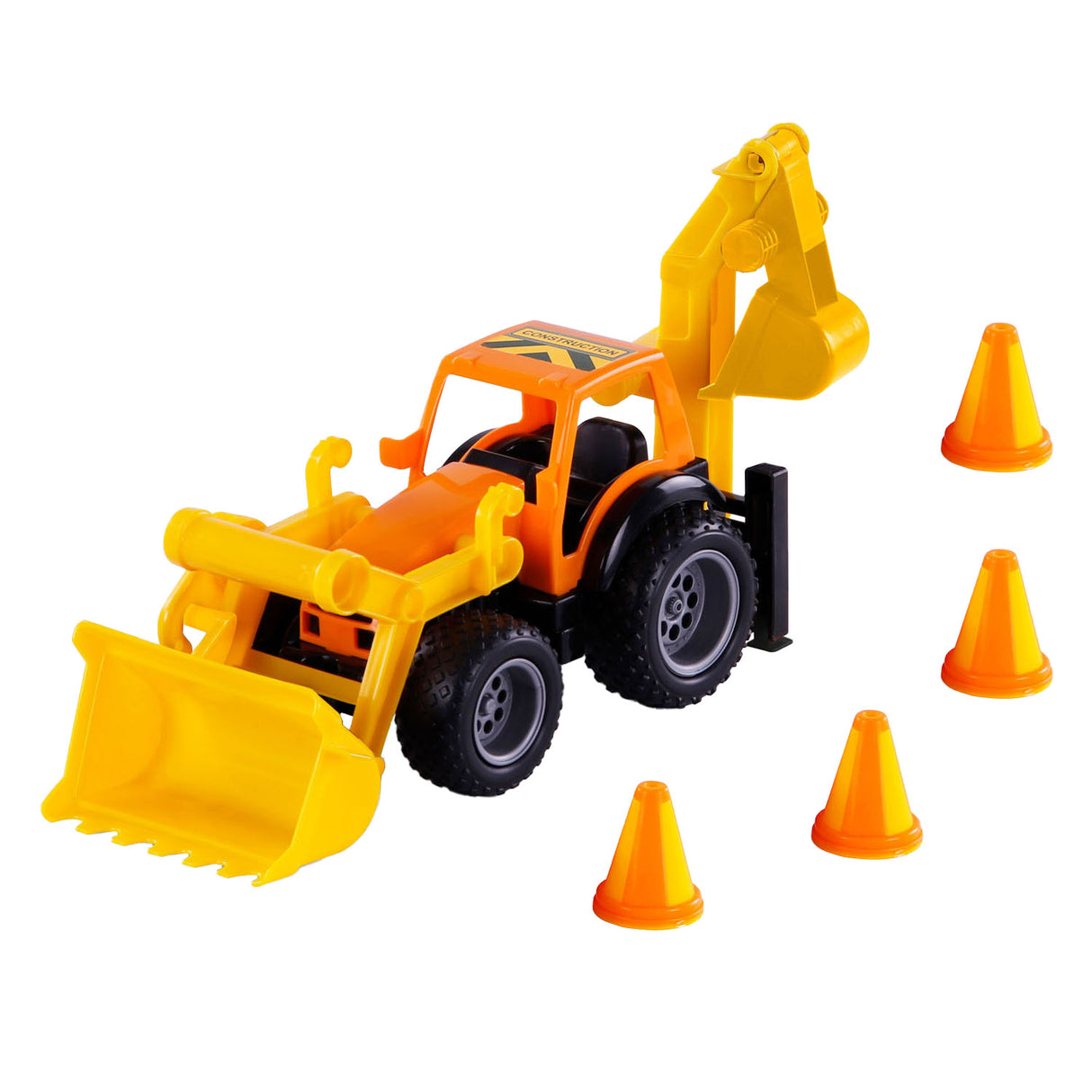 Cavallino Toys Cavallino Grip Bagger -Traktor mit Gummireifen, 38,5 cm