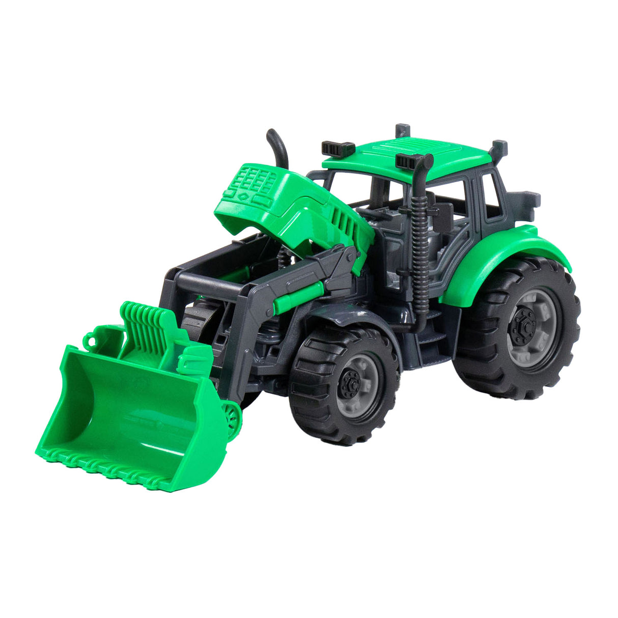 Cavallino -Traktor mit Schaufelgrün, Skala 1:32