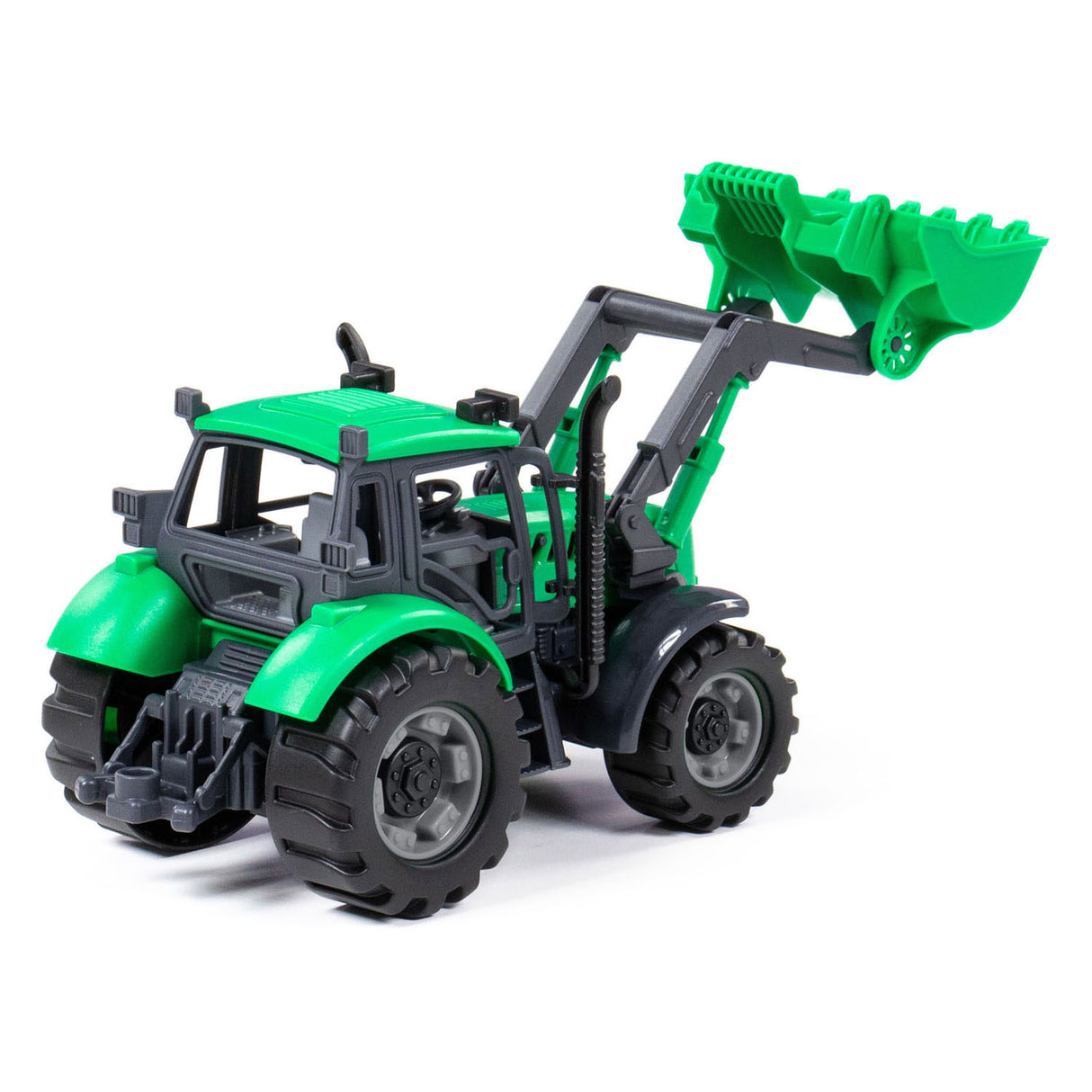 Cavallino Toys Cavallino Ciągnik z łopatą zieloną, skala 1:32