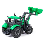 Cavallino toys cavallino tractor met shovel groen, schaal 1:32