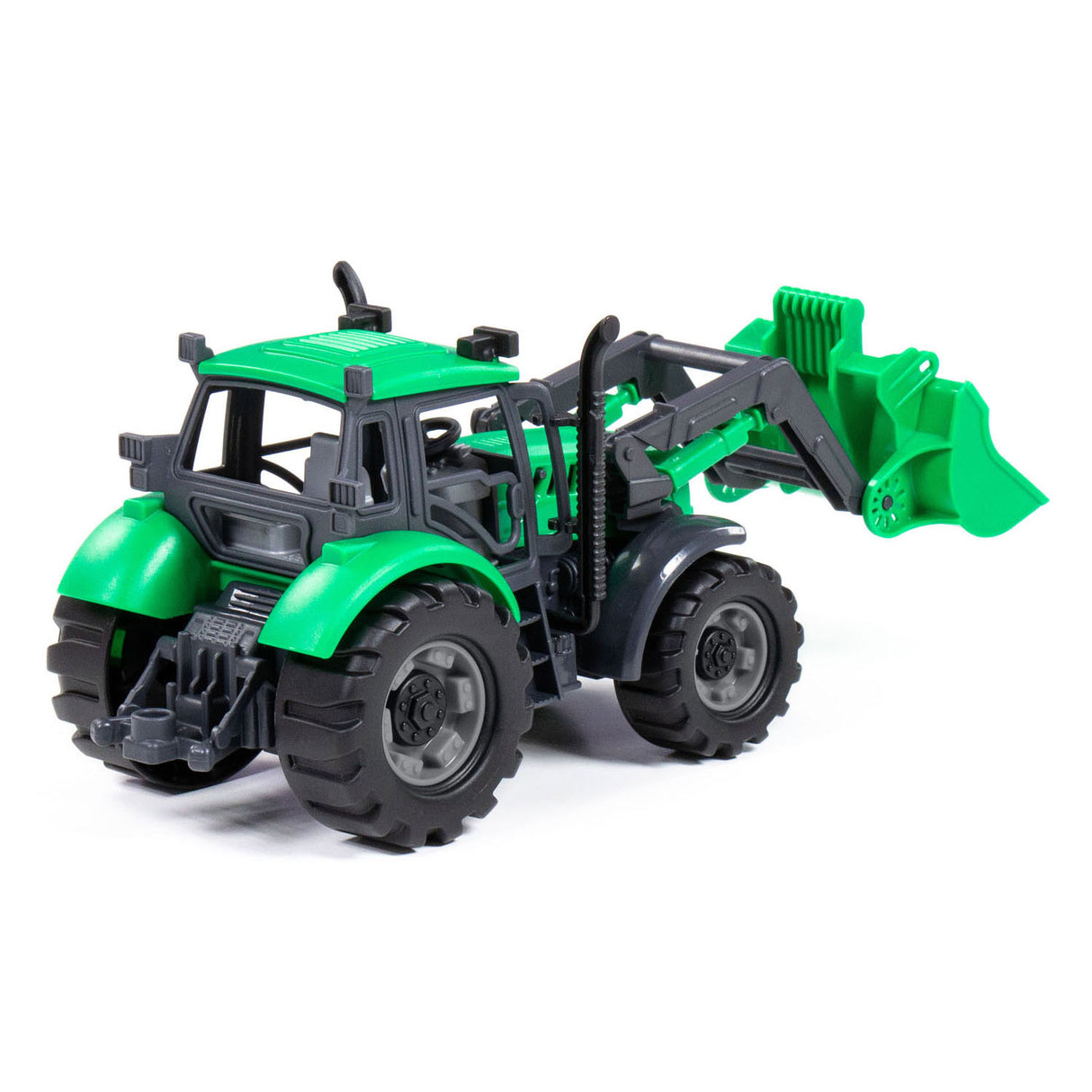 Cavallino Toys Cavallino Traktor mit Schaufelgrün, Skala 1:32