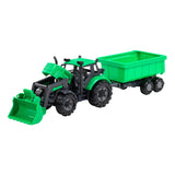 Cavallino Toys Tractor Cavallino con caricabatterie e rifornimento di torture verdi, scala 1:32