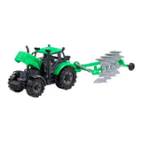 Cavallino Toys Cavallino Tractor con Ploeg Green, Scala 1:32