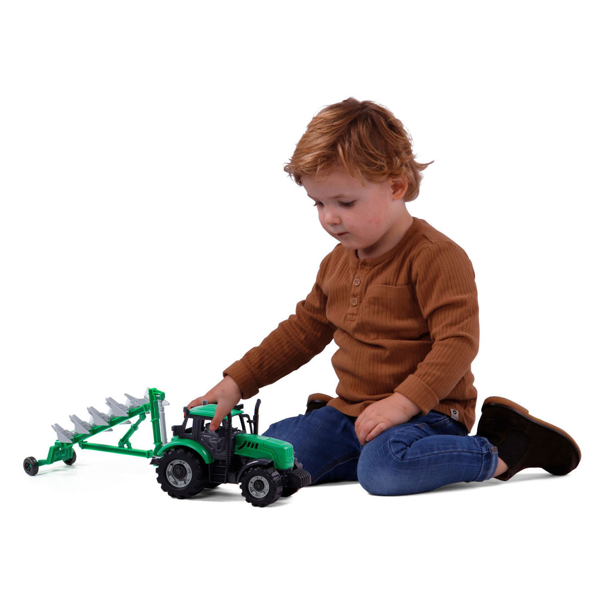 Cavallino Toys Cavallino Traktor mit PLOEG Green, Skala 1:32