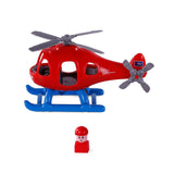 Cavallino Toys Cavallino Fire Brigade -Hubschrauber mit Spielfigur, 29,5 cm