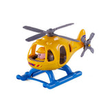 Cavallino Toys Cavallino Ambulance Hubschrauber mit Spielfigur, 29,5 cm