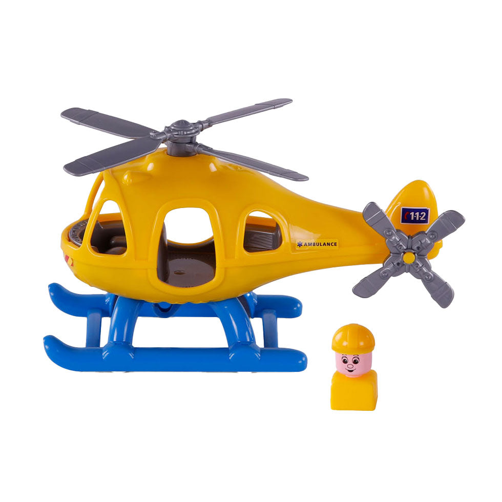 Cavallino Ambulance -Hubschrauber mit Spielfigur, 29,5 cm