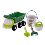 Cavallino Toys Cavallino Beach Kiepwagen med Bucket Set Green, 5dlg.