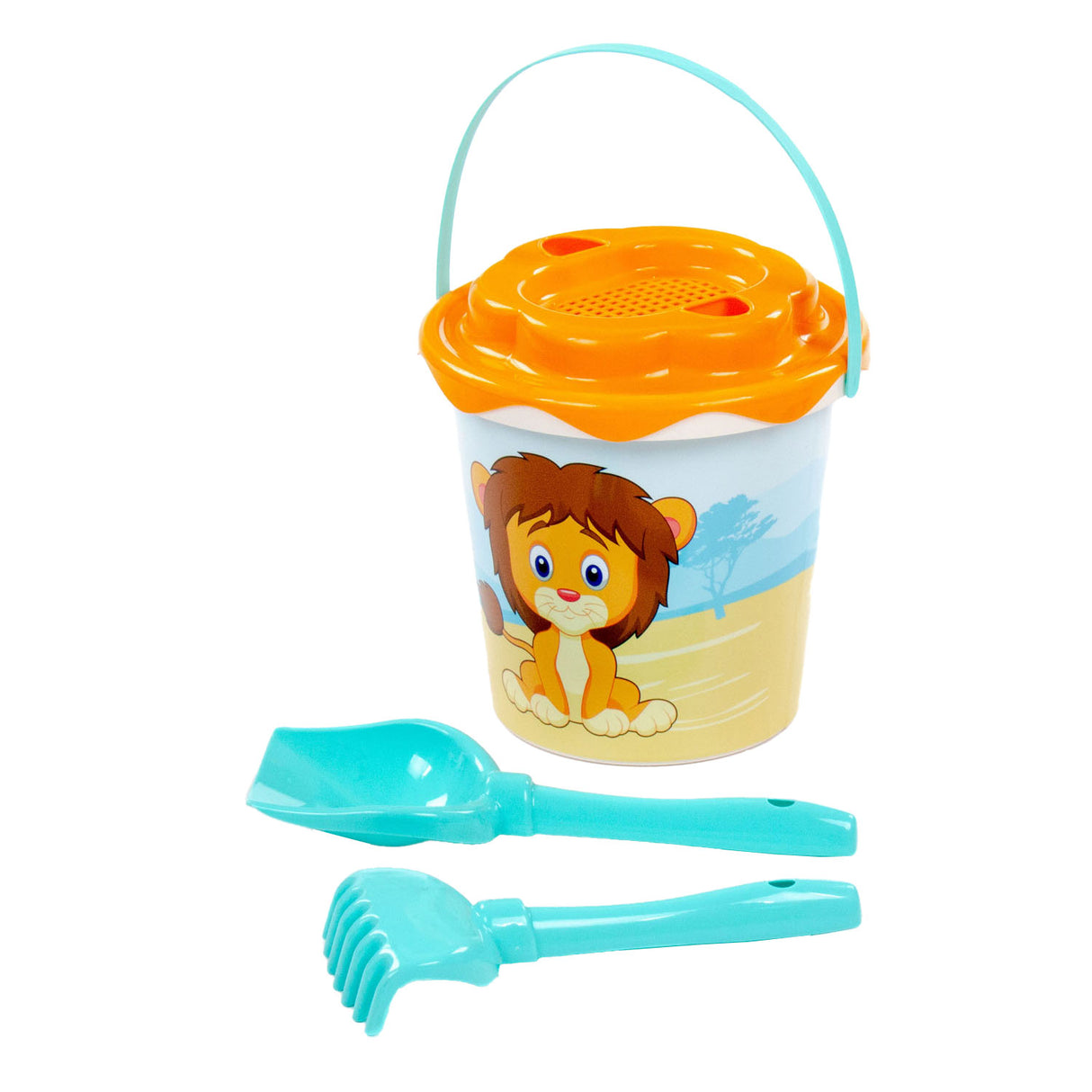 Cavallino Toys Cavallino XL Bucket Set Blau, 4dlg.