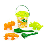 Cavallino Safari XL Bucket Set mit Sandformen, 7dlg.
