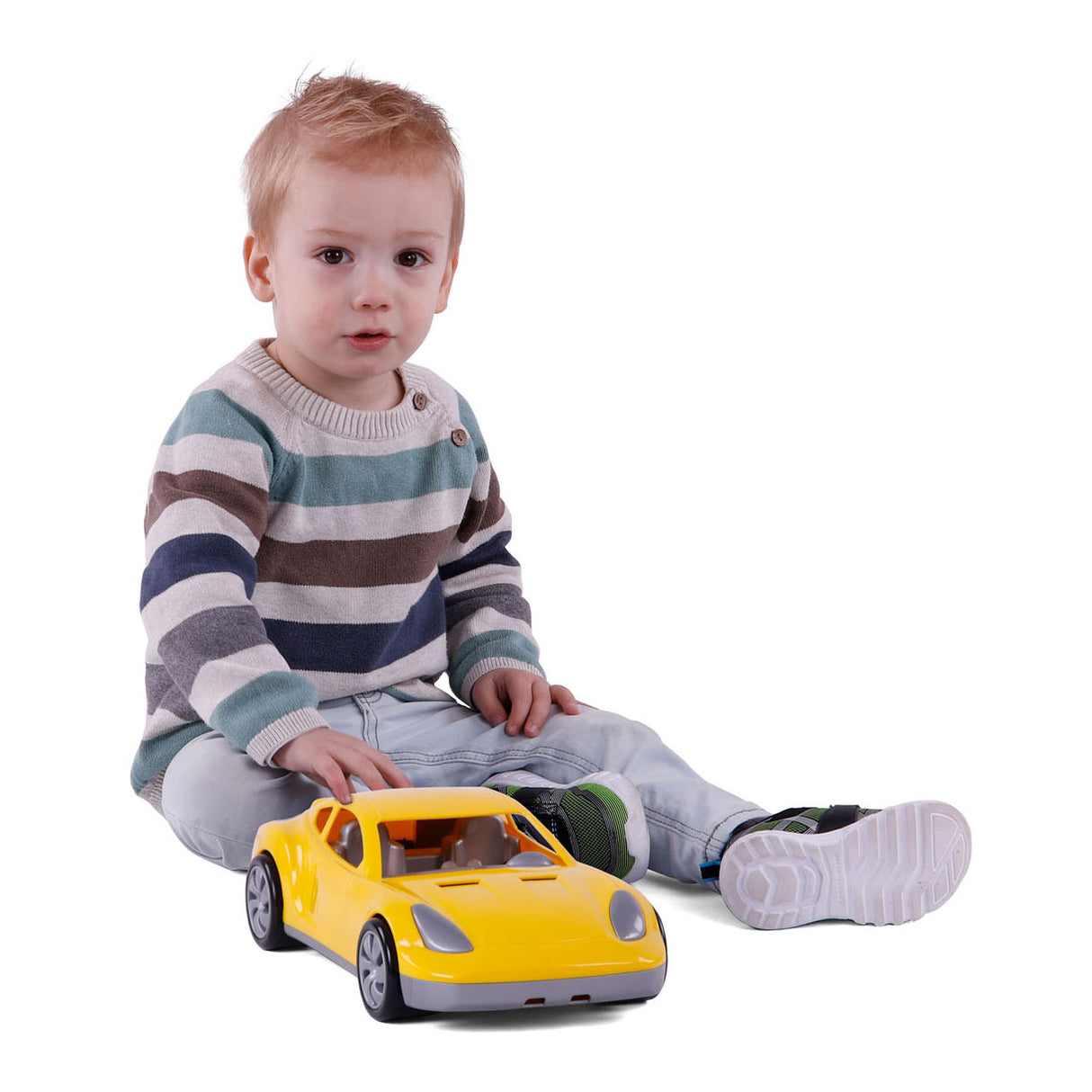 Cavallino Toys Cavallino racing car yellow, 36cm