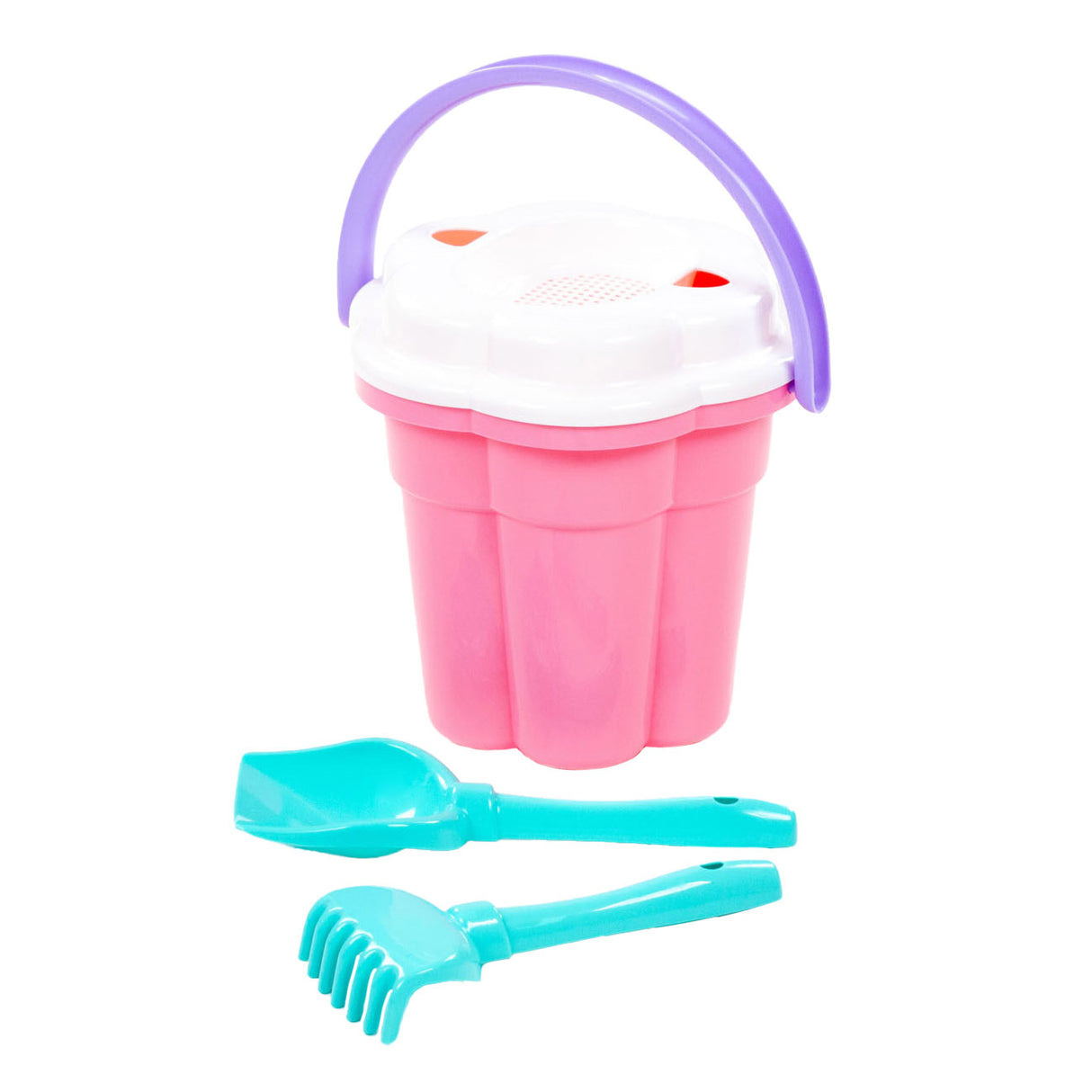 Cavallino Toys Cavallino XL Classic Bucket Set Pink, 4dlg.