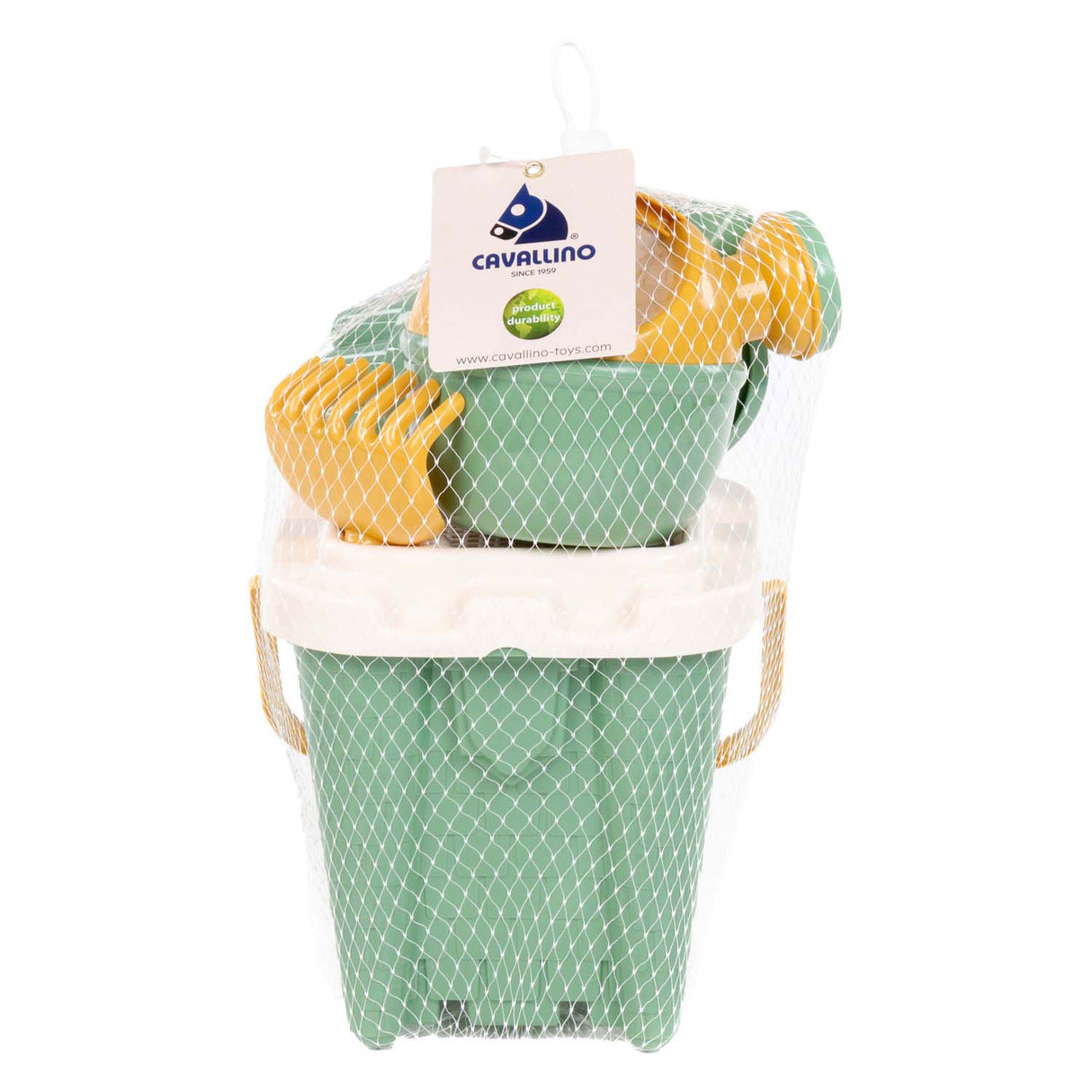 Cavallino Castle Green Eimer-Set, 7-teilig.