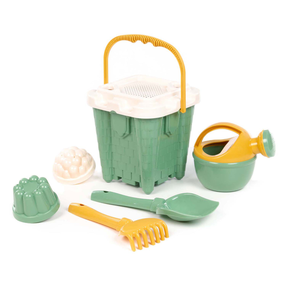 Cavallino Castle Green Eimer-Set, 7-teilig.