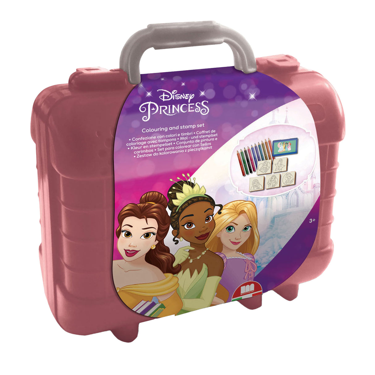 Multiprint Disney Princess Reisestempel und Farbkoffer