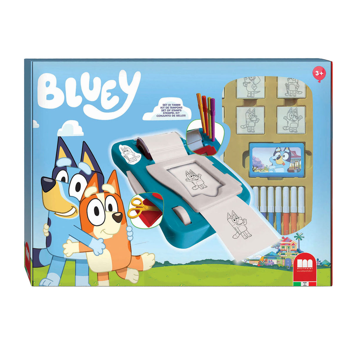 Multiprint Bluey Sticker Machine Set