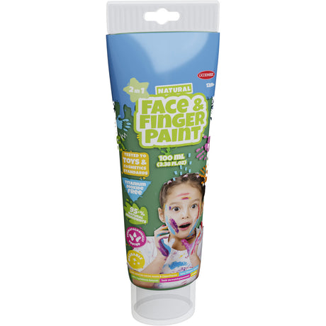 Boti natürliche Gesichts-Fingerfarbe, Tube – grün, 100 ml