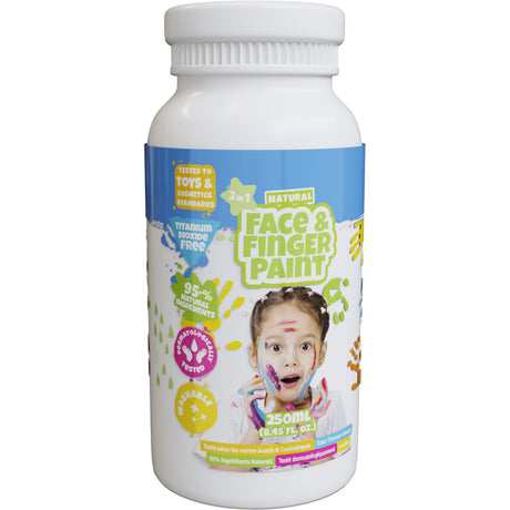 Boti natürliche Fingerfarben-Gesichtsflasche – weiß, 250 ml