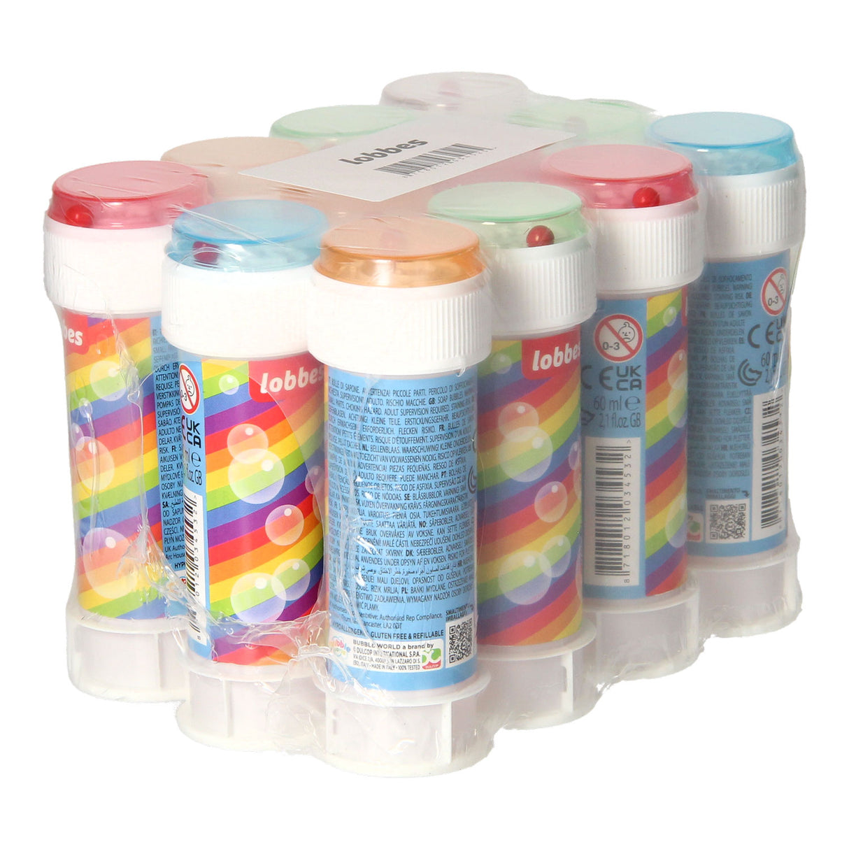 Lobbes Bubble Lobbes, 12x60ml.