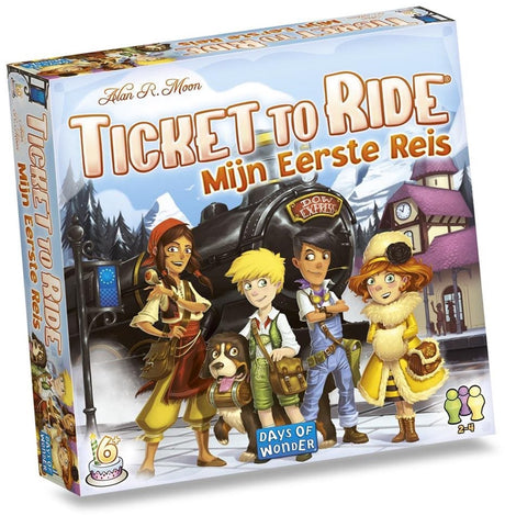 Asmodee space cowboys - ticket to ride - mijn eerste reis - bordspel - familiespel