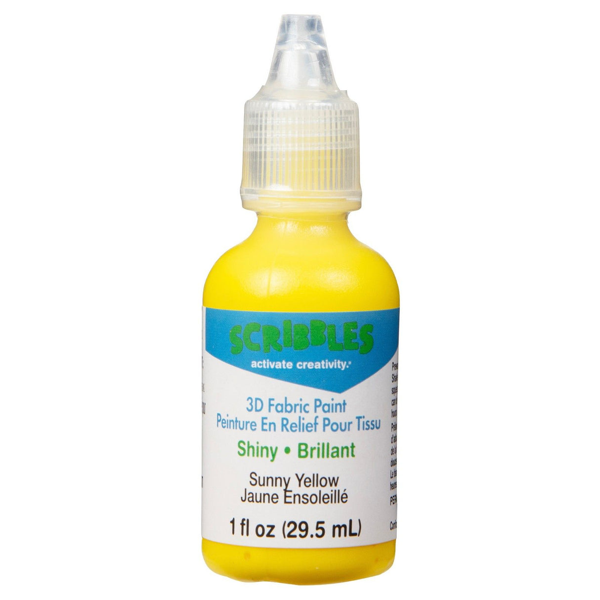 Scribbles • 3D-Textilfarbe glänzend 29,5 ml gelb