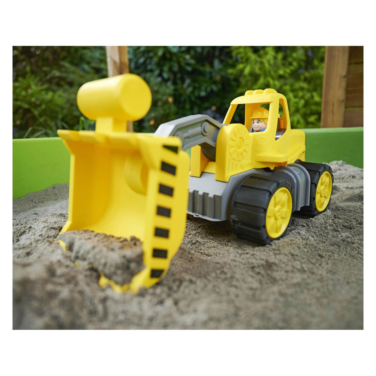 Stor strømarbejder Midi Wheel Loader skovl med figur