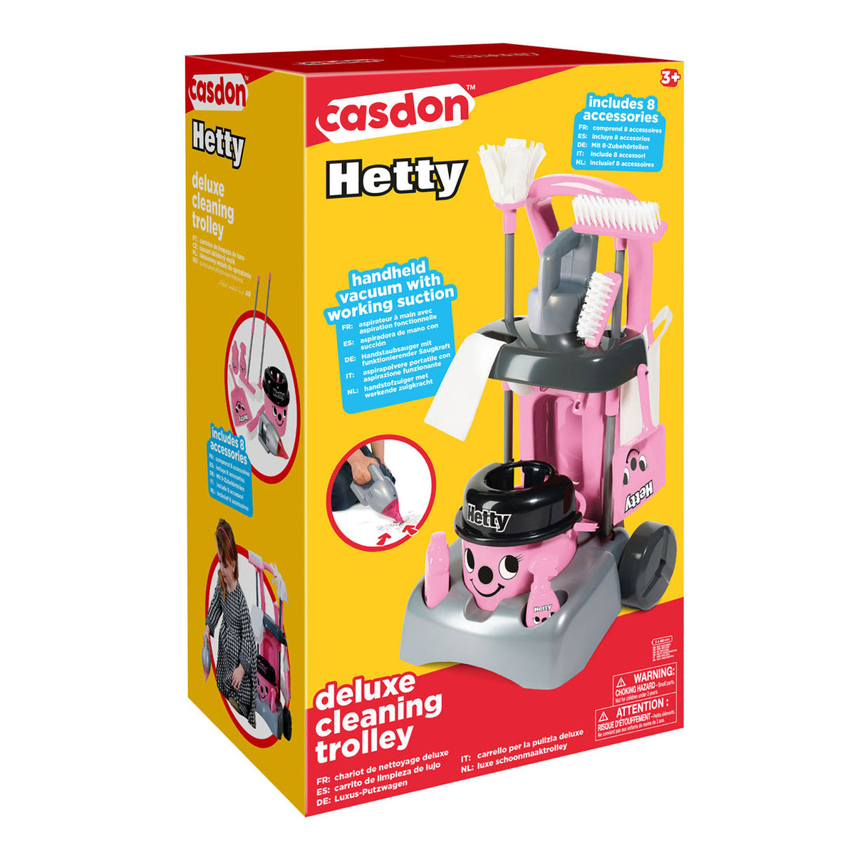 Casdon Casdon Cleaning Trolley Hetty Deluxe play set