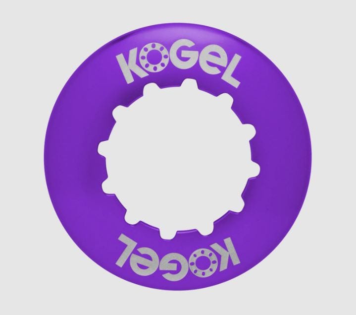 Kogel lockring centerlock compatibel rotor lockring internal paars