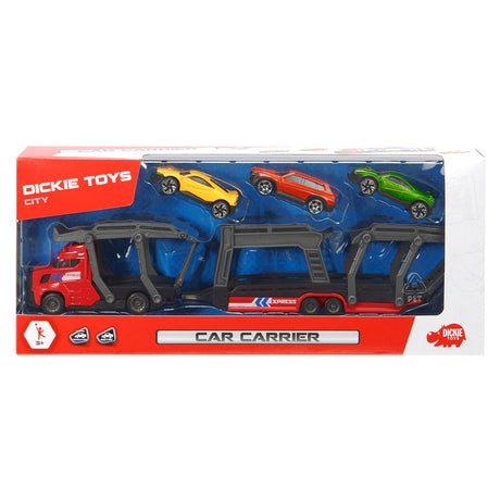 Dickie Toys Autotransporter + 3 Autos